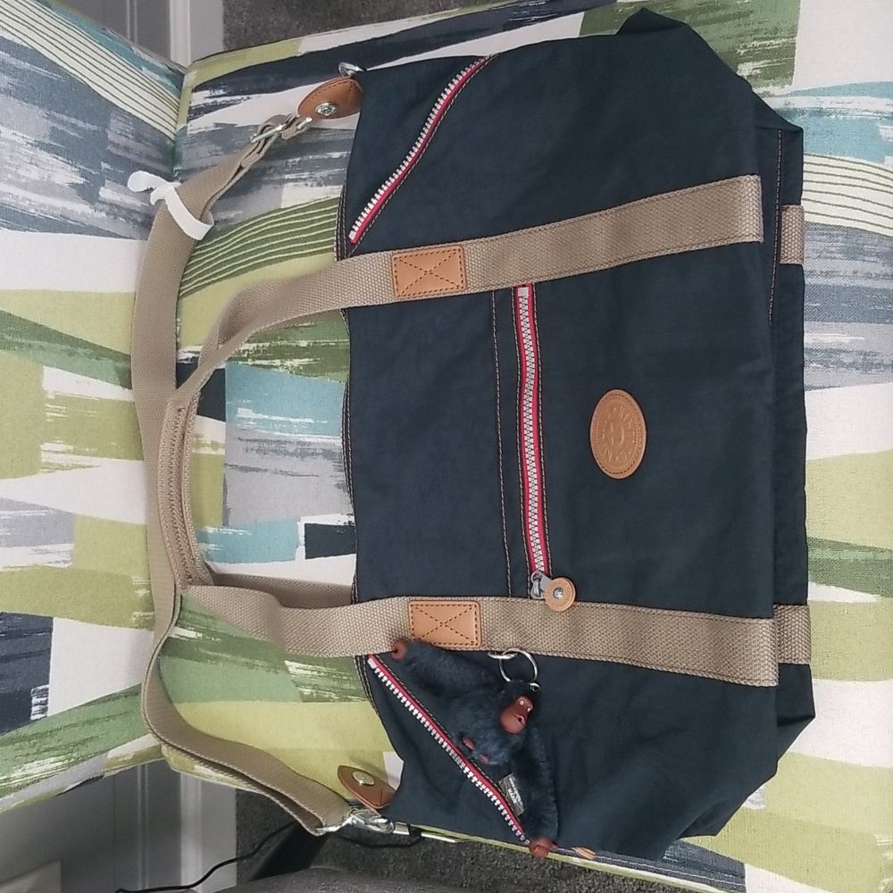 Kipling Art Satchel In True Navy C